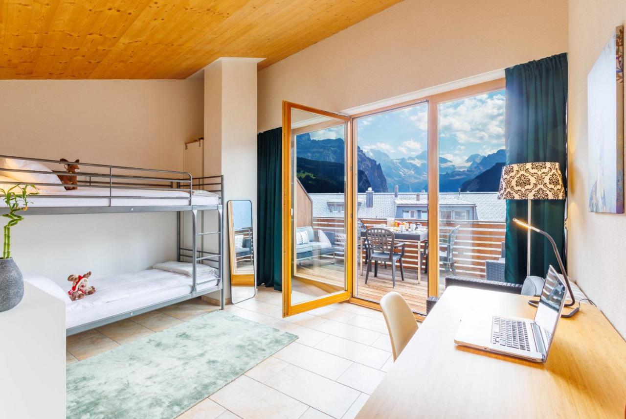 Apartmán Kinohaus 3 Wengen Exteriér fotografie